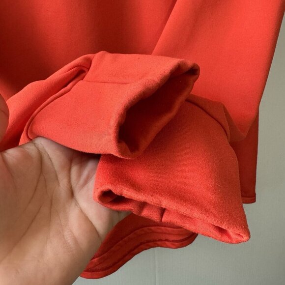 LL BEAN Mens Mountain Fleece Half Zip Orange Outdoors Sz M Regular Pullover - Picture 8 of 16